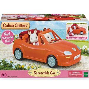 Calico Critters Convertible Car Toy Vehicle New in Box (Critters not included)